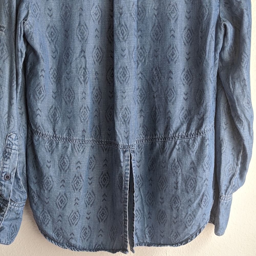 Cloth & Stone Printed Split Back Buttondown - image 6